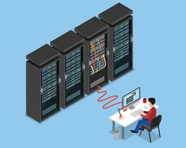 Administração de servidores montados em rack